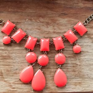 Orange Statement Necklace